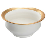 Terrazza Cachepot White/Cream, Gold 385843 Chelsea House