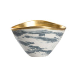 Grigio Large Bowl Gray, White/Cream 385844 Chelsea House