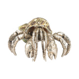 Hermit Crab Paperweight Silver, Green 385854 Chelsea House