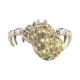 Hermit Crab Paperweight Silver, Green 385854 Chelsea House