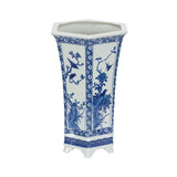 Meiling Song Bird Vase Blue, White/Cream 385861 Chelsea House