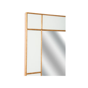 Chelsea House Herman Antiqued Wooden Mirror By Lisa Kahn — 54"X30" Creamy-White Reversed Glass With Gold Accents 385879