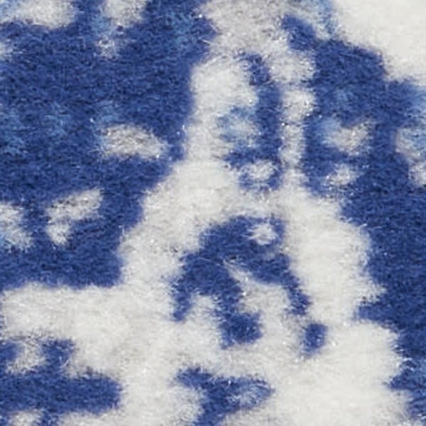 HomeRoots 6' Ivory and Blue Geometric Distressed Area Rug – Modern Design for Timeless Appeal in Any Room 6' X 9' 385891