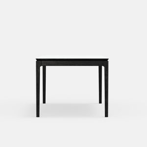 Alpine Furniture Cove Rectangular Dining Table With Tapered Legs And Durable Mindy Wood Construction For Entertaining Vintage Black 3859-72