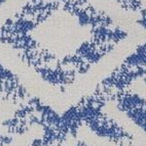 HomeRoots 6' Blue and Gray Geometric Area Rug - Modern Design for Living Spaces, Durable, Stylish, and Versatile 6' X 9' 385906