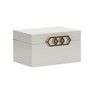 Tiffany Box- White White/Cream 385958 Chelsea House