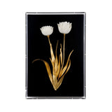 Porcelain Flower Black Black, White/Cream 385972 Chelsea House