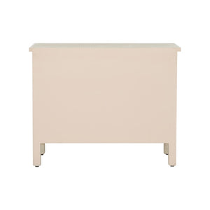 Chelsea House Milford Bone Inlay Chest With Fish-Scale Pattern — Handcrafted Coastal Accent, Four Shallow Drawers 385994