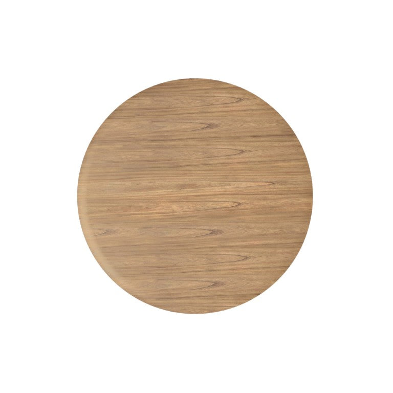 Alpine Furniture Cove Round 47" Dining Table With Tapered Pedestal — Handcrafted Malaysian Hardwood, Mid-Century Modern меб. Natural 3859NAT-47