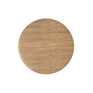 Alpine Furniture Cove Round 47" Dining Table With Tapered Pedestal — Handcrafted Malaysian Hardwood, Mid-Century Modern меб. Natural 3859NAT-47
