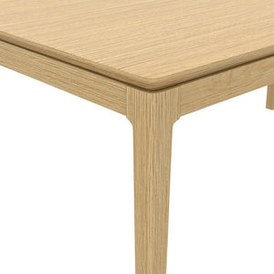 Alpine Furniture Cove Rectangular Dining Table With Tapered Legs And Durable Mindy Wood Construction For Entertaining Light Oak 3859OAK-72