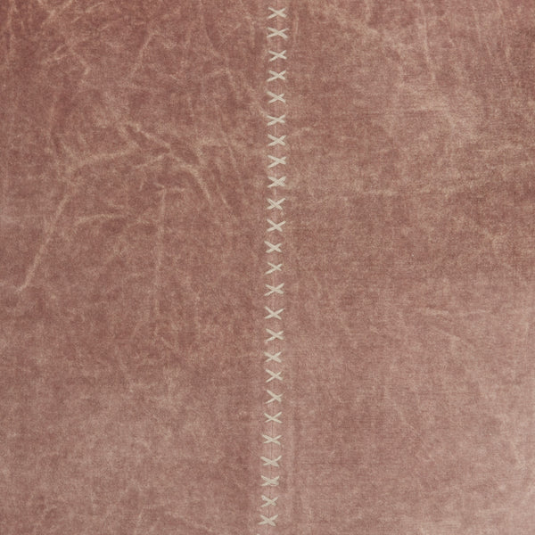 Homeroots Wide Tasseled Marble Pink Throw Pillow   386195