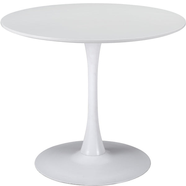 Homeroots 35" Steel Pedestal Base Dining Table   386245