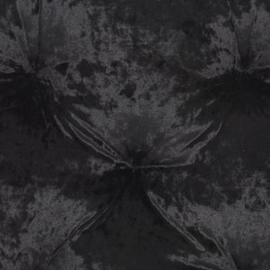 Homeroots 24" X 24" Black Polyester Solid Color Floor Cushion  Polyester 386259