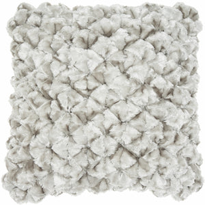 Homeroots 20" Silver Throw Pillow   386444