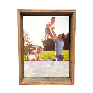 Homeroots 12” X 12” Rustic Gray Wood Shadow Box Frame   386488