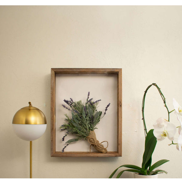 Homeroots 16" X 20" Rustic Gray Wood Shadow Box Frame   386489