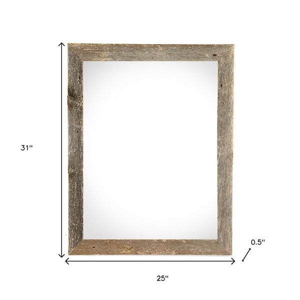 HomeRoots 22" Gray Solid Wood Picture Frame - Modern Design for Horizontal or Vertical Display, Durable & Stylish 386542