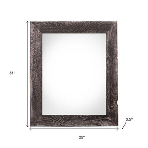 HomeRoots 22" Solid Wood Black Hanging Picture Frame - Elegant Display for Photos, Art, and Memorable Moments 386543