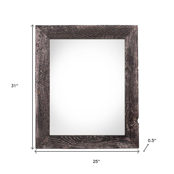 HomeRoots 22" Solid Wood Black Hanging Picture Frame - Elegant Display for Photos, Art, and Memorable Moments 386543