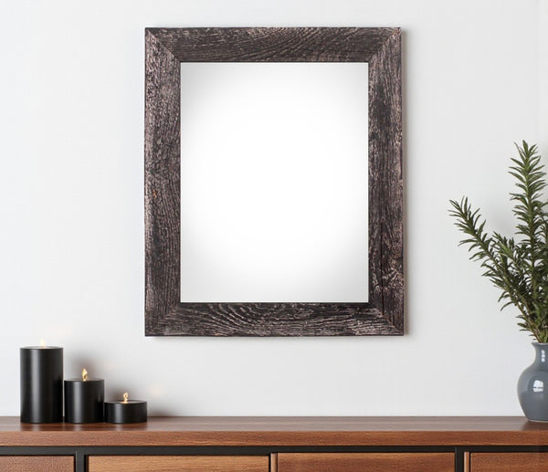 HomeRoots 22" Solid Wood Black Hanging Picture Frame - Elegant Display for Photos, Art, and Memorable Moments 386543