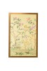 Chelsea House Edgedale Hand-Painted Watercolor On Silk In Scratched Gold Frame — Cream Panel Art For Elegant Spaces 386544