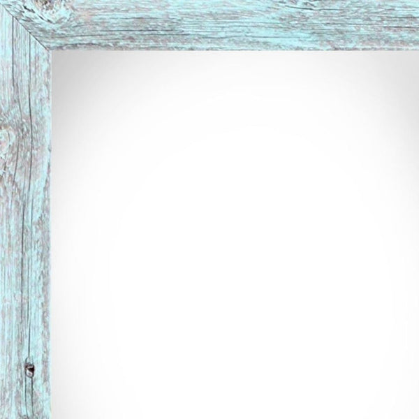HomeRoots 22" Blue Solid Wood Picture Frame - Vibrant 22" x 28" Display for Home Decor & Gift Ideas! 386544