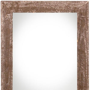 HomeRoots 22" x 28" Brown Solid Wood Picture Frame – Durable, Versatile Design for Home & Office Decor 386545