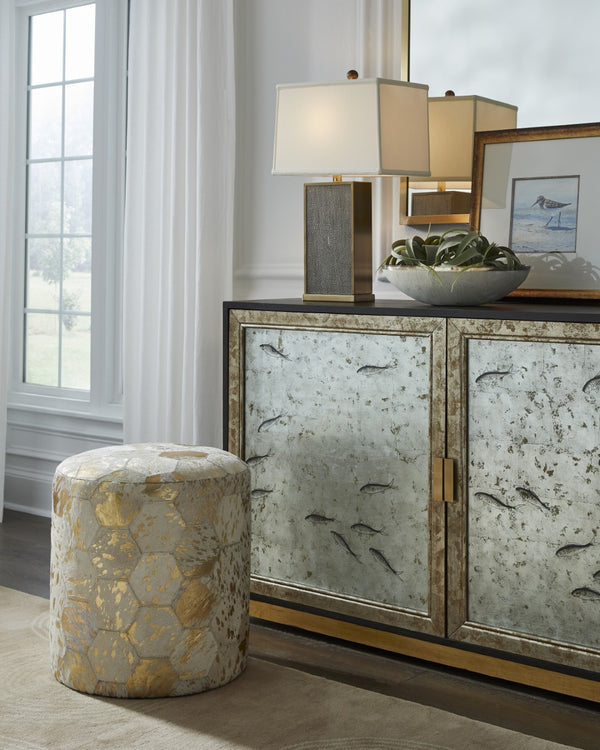 Chelsea House Sand Sand Piper Ii Hand-Painted Watercolor Sandpiper In Antique Gold Frame With White Mat, Coastal Elegance 386546