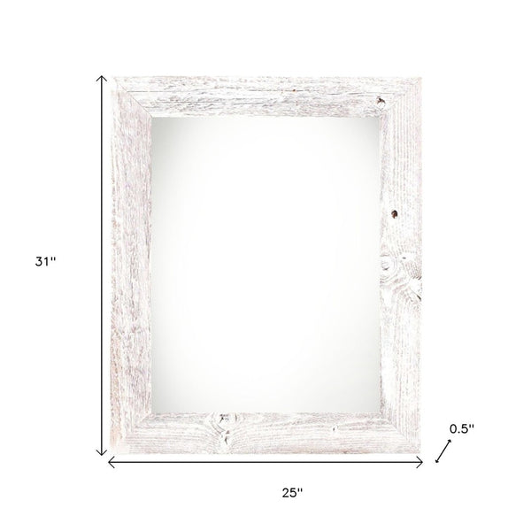 HomeRoots 22" x 28" White Solid Wood Picture Frame - Elegant, Versatile Wall Decor for Any Space or Occasion 386547