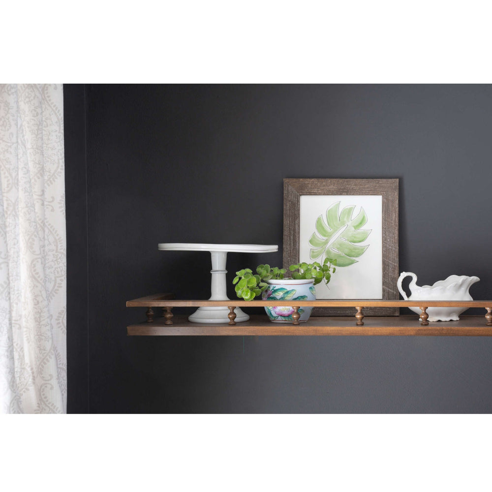 Homeroots 24" X 30" Rustic Farmhouse Brown Wood Frame   386549