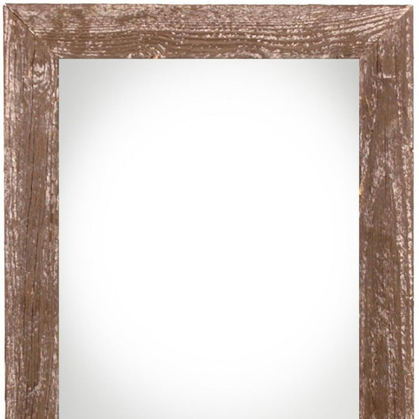 HomeRoots 24" Solid Wood Picture Frame – Classic Brown Display for 24" x 30" Photos, Versatile & Gift-Ready! 386549