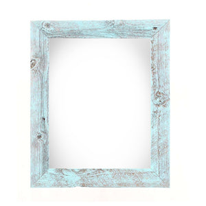 HomeRoots 24" Blue Solid Wood Picture Frame for 24" x 36" Photos - Versatile Hanging Design for Any Space 386552