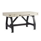 INK+IVY Lancaster Industrial Desk II122-0451 Reclaimed White