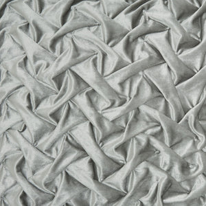 Homeroots 22" Gray Abstract Velvet Throw Pillow With Texture   386617