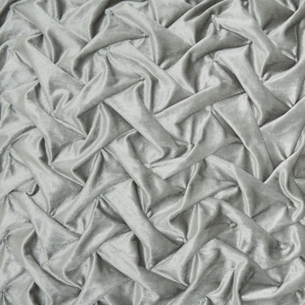 Homeroots 22" Gray Abstract Velvet Throw Pillow With Texture   386617