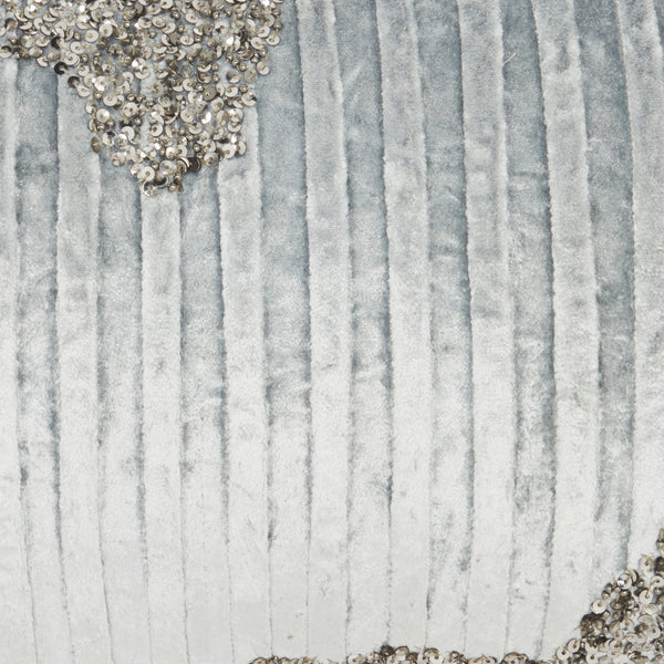 Homeroots 12" X 20" Periwinkle Cotton Throw Pillow   386659