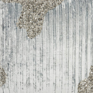 Homeroots 18" Periwinkle Cotton Throw Pillow   386660