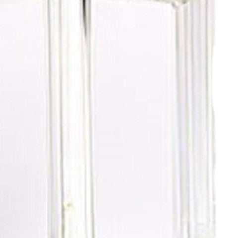 Homeroots 8" Clear Crystal Square Table Vase – Elegant Home Decor Accent For Flowers & Greenery Display  Crystal 386773