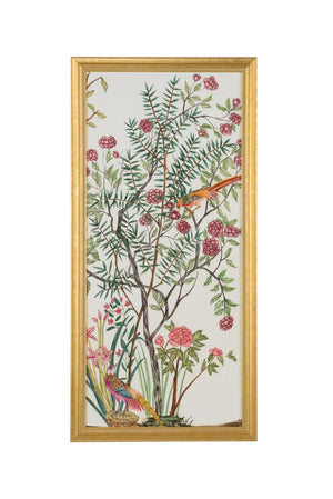 Chelsea House Traditional Chinoiserie Iii Ornate Gold Leaf Framed Print, Ready-To-Hang 51.5" X 25" Elegant Accent 386893