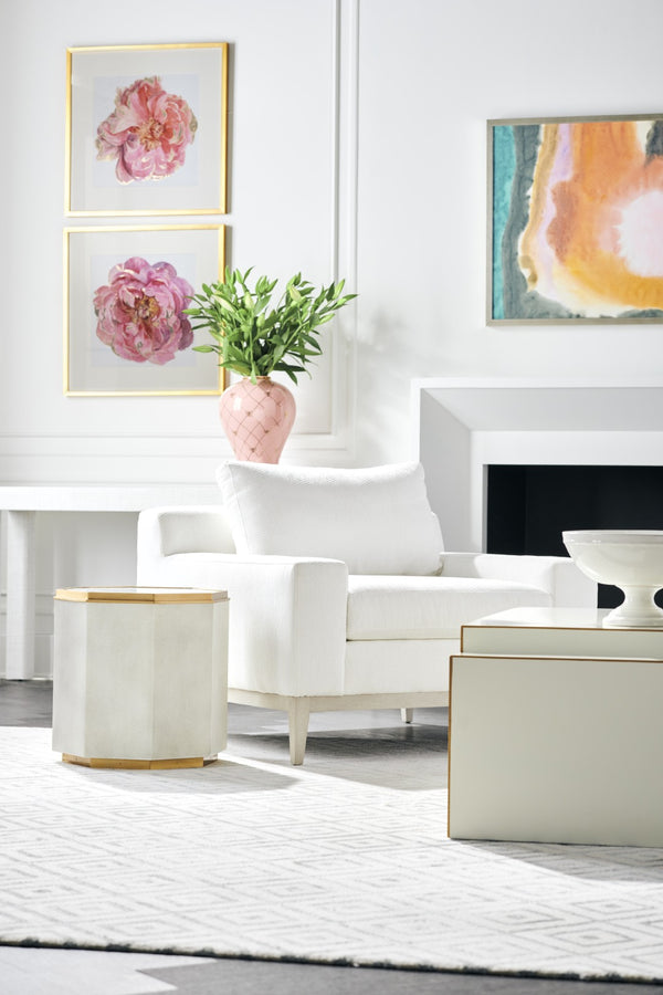 Chelsea House Blossomed Peony I – Elegant Gold-Leaf Framed Floral Print, 8-Ply Matted, Glass-Protected, Ready To Hang (27.5"X27.25") 387060