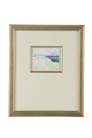 Chelsea House Views Framed South France Iii – Elegant Silver Leaf & Linen Mat Print, Glass-Protected Wall Art 387098