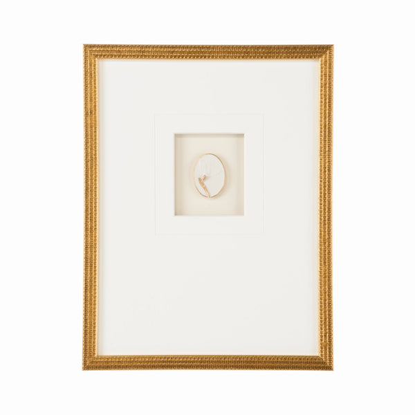 Chelsea House Botanical Framed Relief Art With Gold Leaf Accents, 17.5X13.25" Museum-Quality Texture & Glass Protection 387142