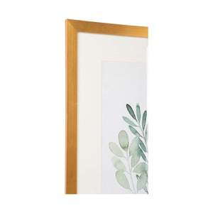 Chelsea House Foraged Botanical Print In Gold Leaf Frame With 8-Ply Mat And Protective Glass—Gallery-Ready Wall Art 387149