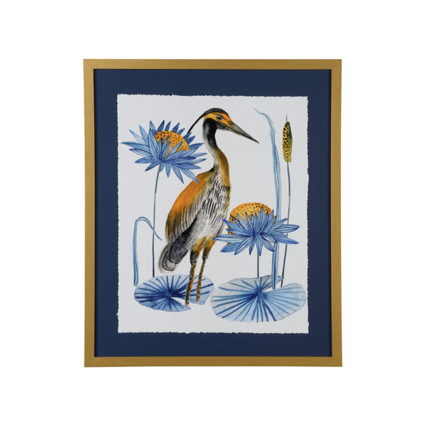 Chelsea House Heron Pond Ii GicléE Print On Archival Paper — Deckled Edge, Museum-Grade Color, Tranquil Wetland Art (38X32) 387198