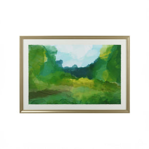 Chelsea House Horse GicléE Print By Trish Furguson In Gold Wood Frame — 40X57in Pastoral Artwork For Home Decor 387227