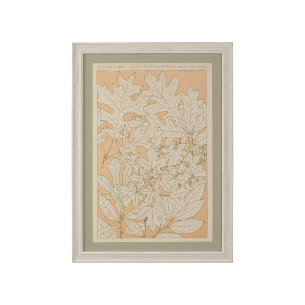 Chelsea House Leaves Botanical Print No.4 - Museum-Licensed Owen Jones Reproduction, Sage Palette, 29X21" Artpiece 387243