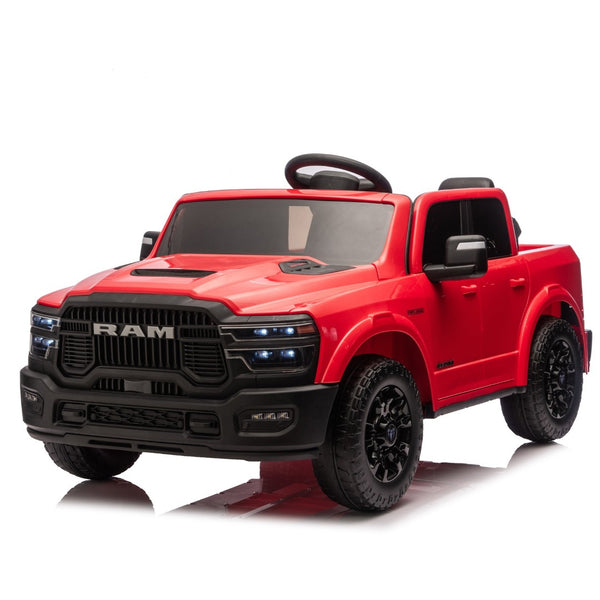 English Elm 24v Dodge Ram 2500 Licensed Kids Electric Truck Two Seat Ride on with Remote W1578P305907