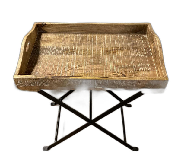 Homeroots Modern Farmhouse Literal Tray Table   387688