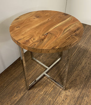 Homeroots Modern Rustic Side Or End Table   387690